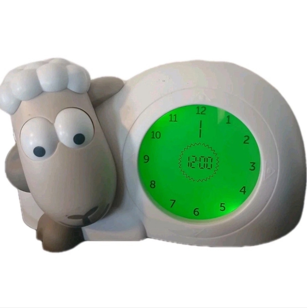 ZAZU Kids SAM The LAMB Alarm Clock Works Great In Excellent Condition  Fast Ship
